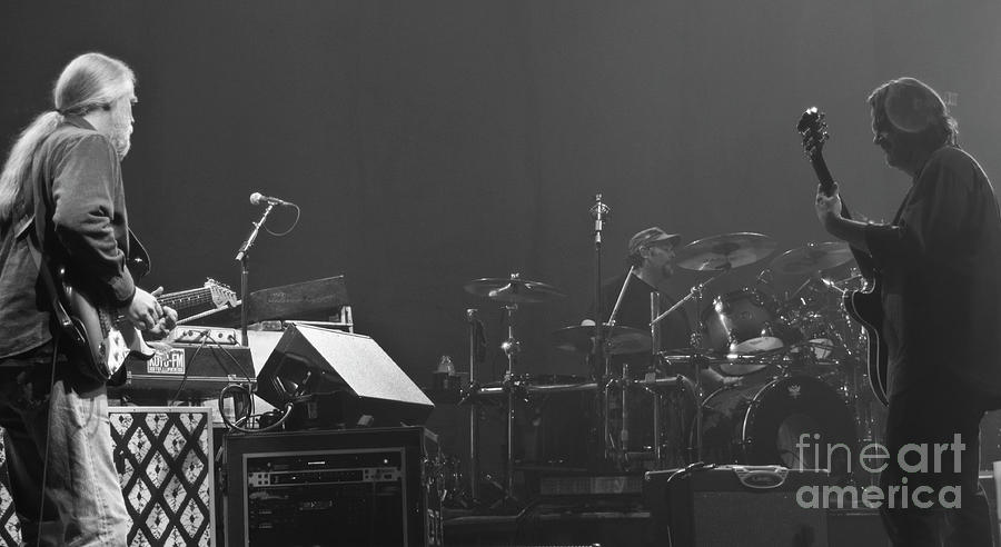 Jimmy Herring, Todd Nance, and John Bell with Widespread Panic Photograph by David Oppenheimer