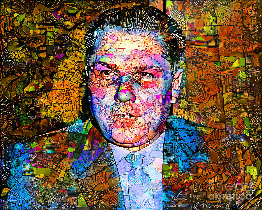 Jimmy Hoffa Teamster Union Leader in Contemporary Modern Art 20211121 v3 Photograph by Wingsdomain Art and Photography