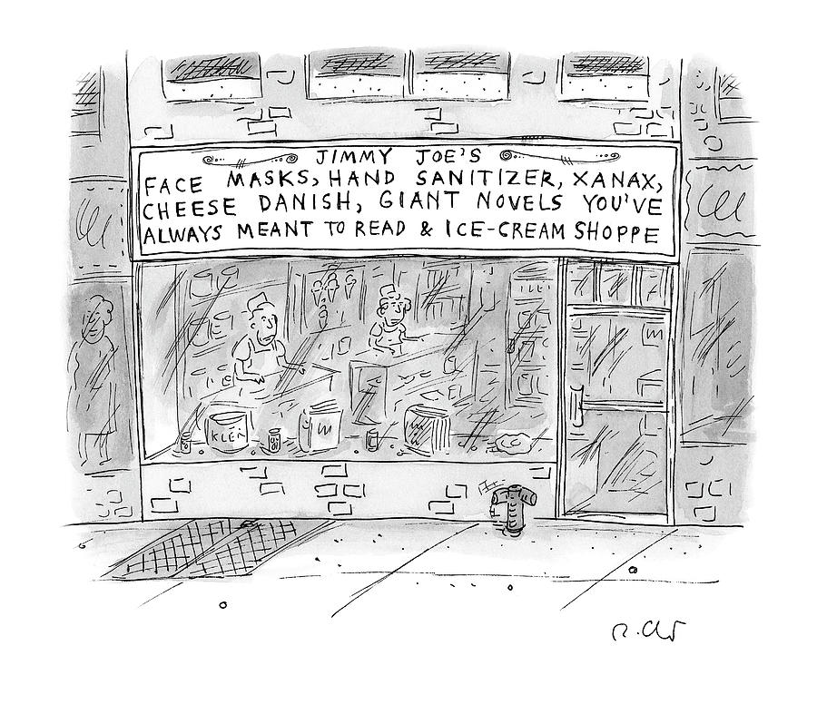 Jimmy Joes Drawing by Roz Chast