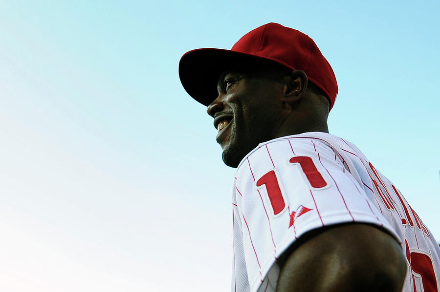 Jimmy Rollins Photograph by Drew Hallowell