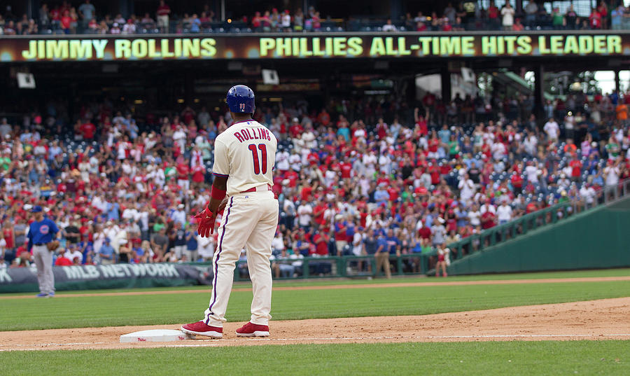 Jimmy Rollins Photograph by Mitchell Leff