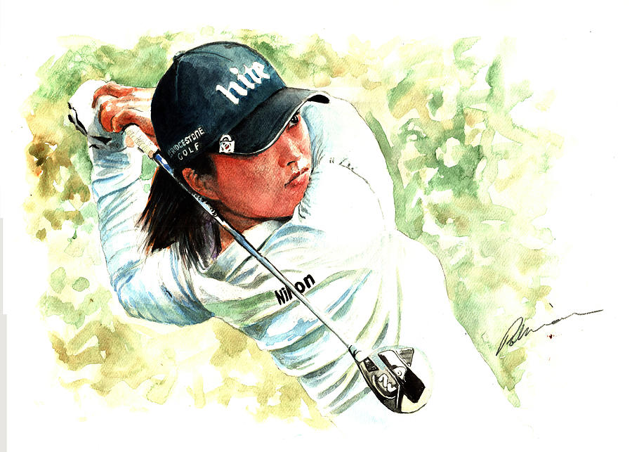 Jin Young Ko LPGA Tour Painting by Mark Robinson Jin Young Ko LPGA Tour Painting by Mark Robinson