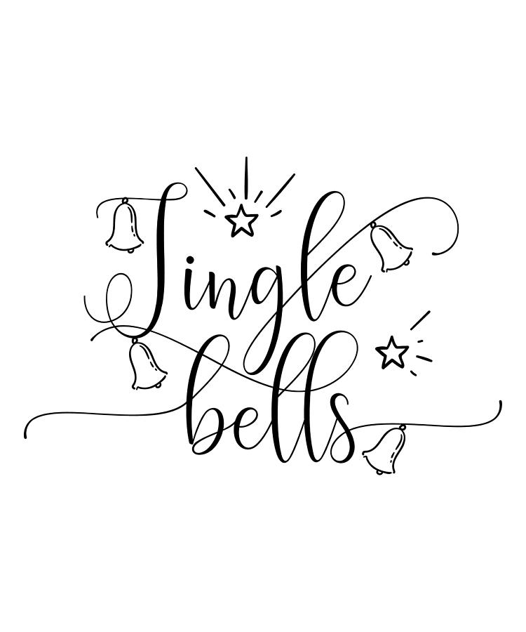 Jingle Bells Merry Christmas Gifts Digital Art by Caterina Christakos