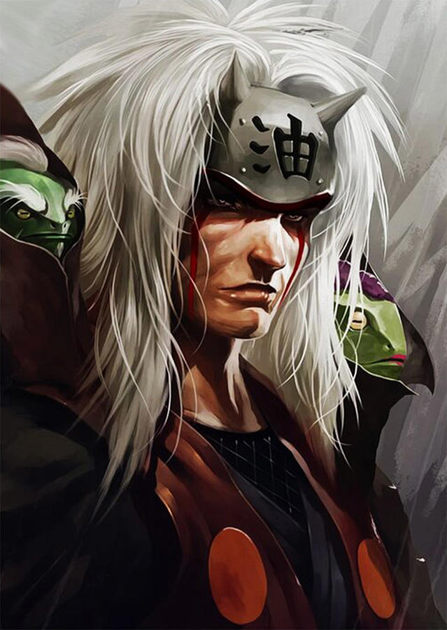 Jiraiya Art Anime Digital Art by Aaron Birch - Fine Art America