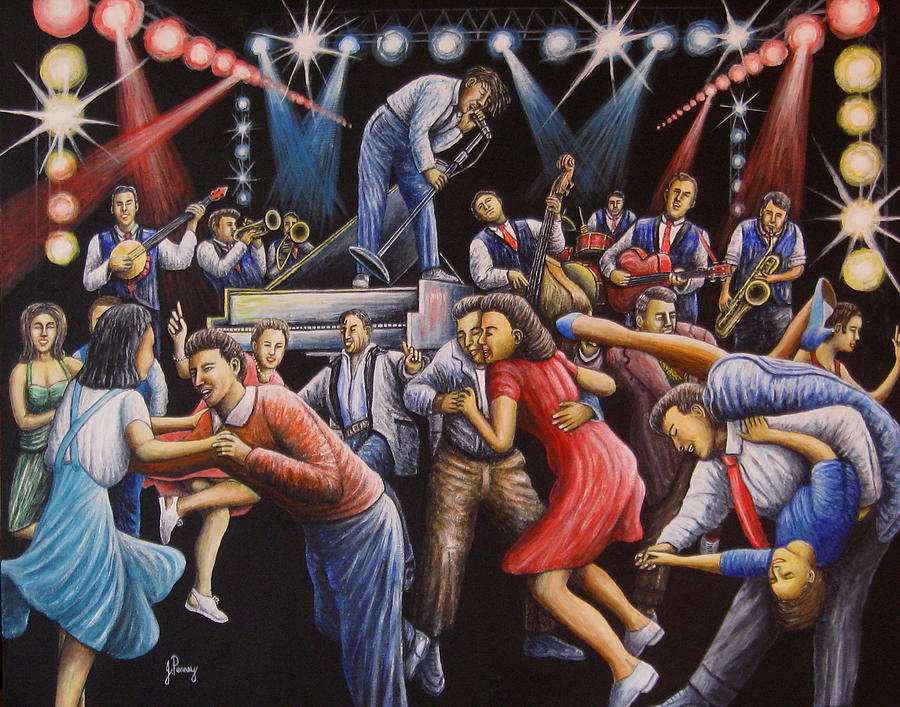 Jiving and Rocking Painting by John Penney - Fine Art America