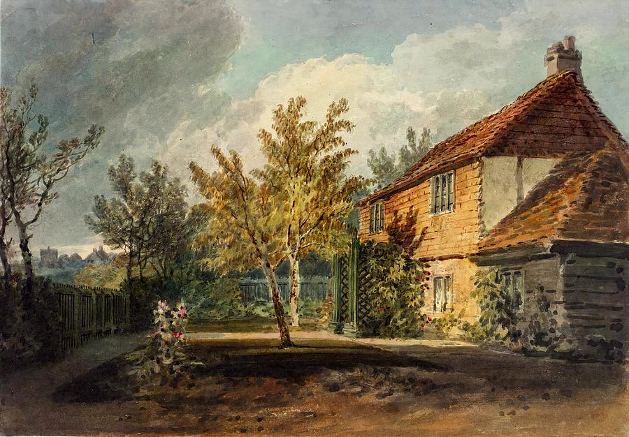 JMW Turner 1775 1851 Art Paintings A Country Cottage 1799 Painting by ...