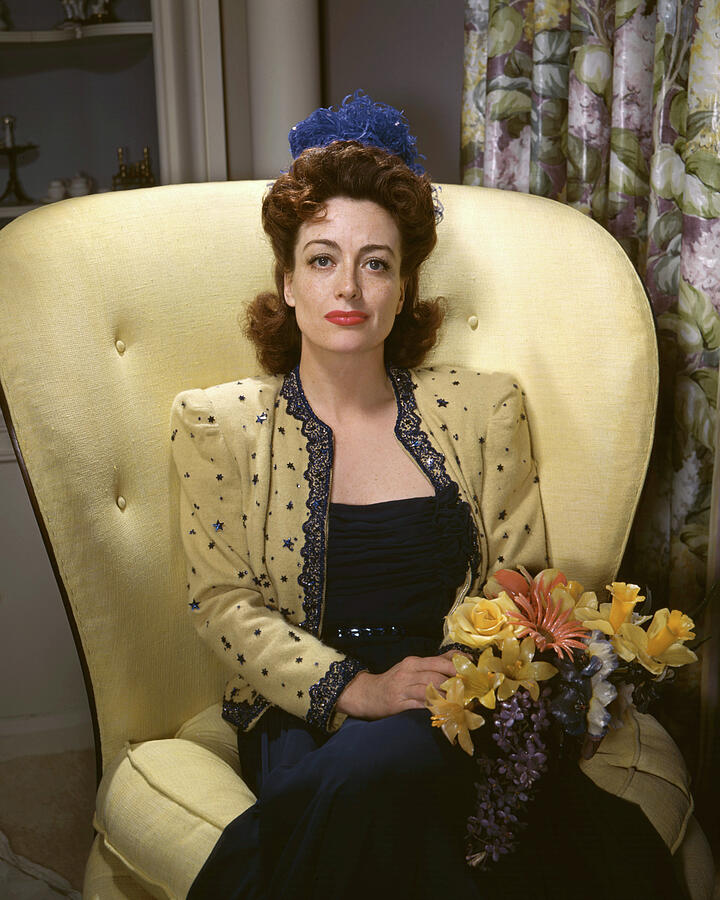 Joan Crawford Breathtaking Flowers Photograph by Silver Screen Joan Crawford Breathtaking Flowers Photograph by Silver Screen