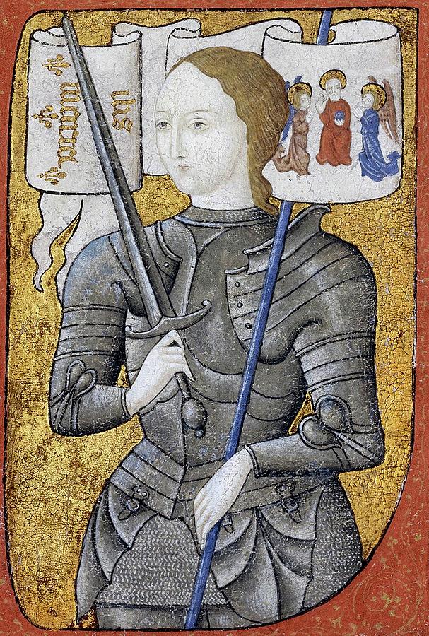 Joan of Arc. 15th-century depiction. Digital Art by Tom Hill - Pixels Merch
