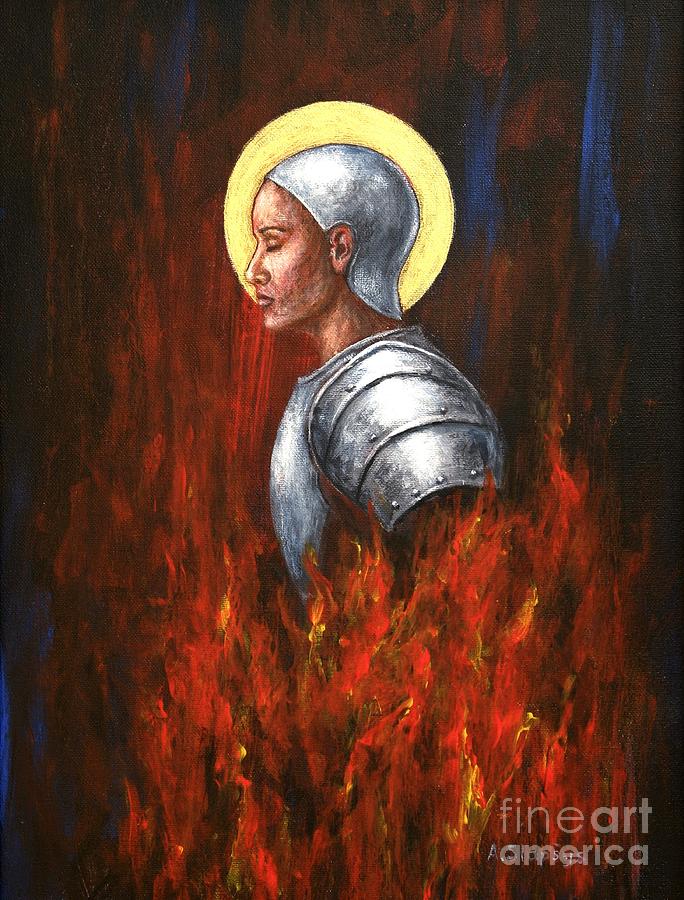 Joan of Arc Painting by Arturas Slapsys