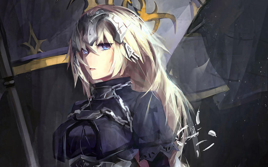 Joan of Arc Fate Apocrypha artwork Fate Grand Order TYPE-MOON darkness ...