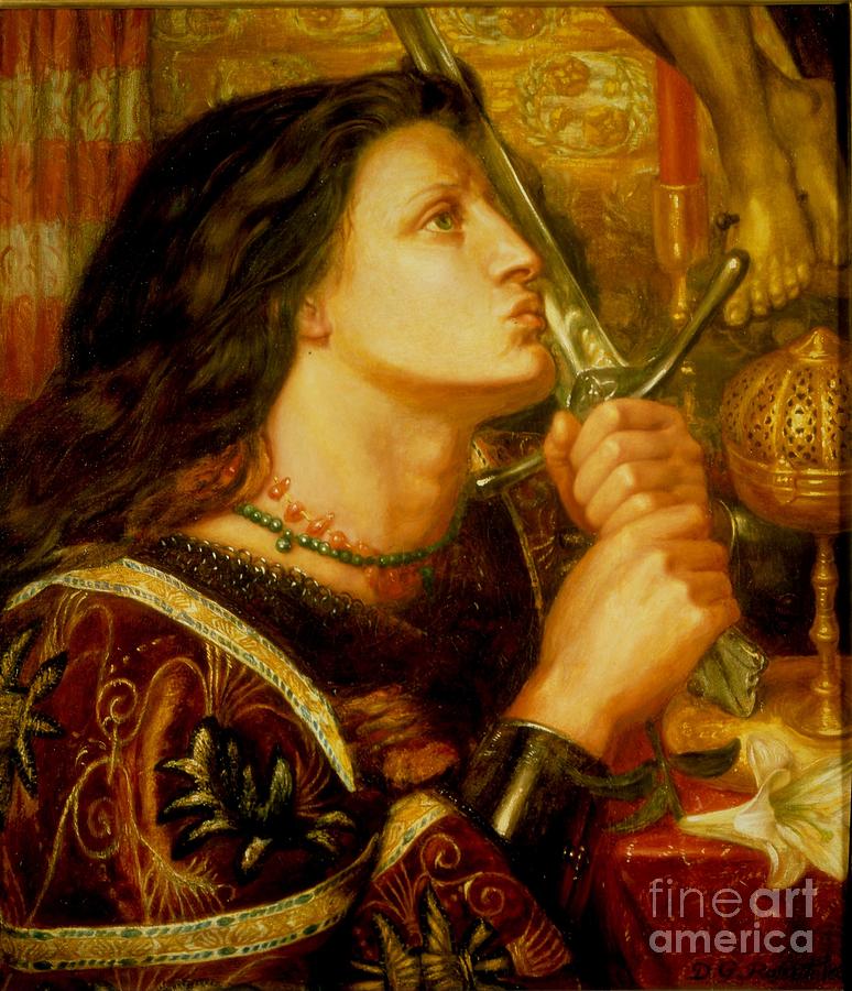 Joan of Arc sword of deliverence Painting by Thea Recuerdo