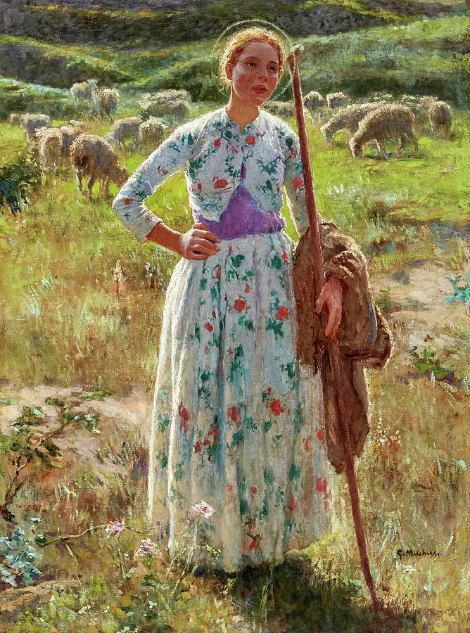 Joan Of Arc Painting - Joan of Arc, The Maid of Orleans by Gari Melchers
