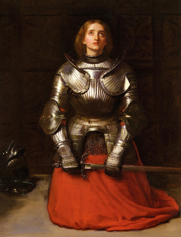 Joan Of Arc The Maid Of Orleans Painting By John Everett Millais