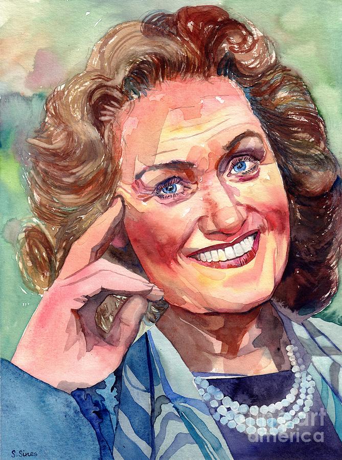 Music Painting - Joan Sutherland by Suzann Sines