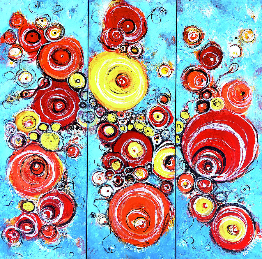 Abstract Painting - Joann by Ted Domek Abstract Painting - Joann by Ted Domek
