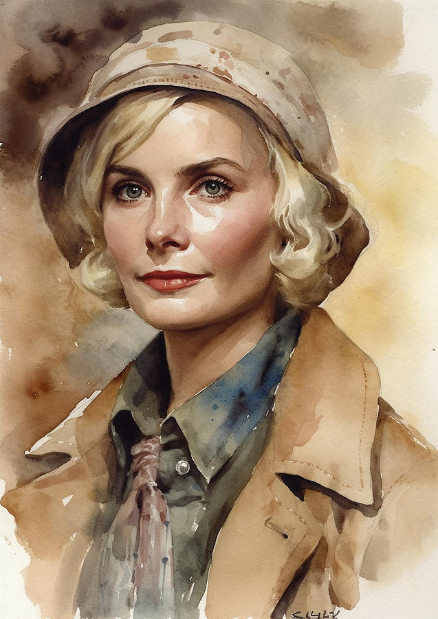 Joanne Woodward 01 Digital Art by Thuy Dinh Thi - Pixels