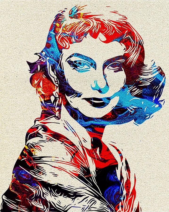 Joanne Woodward Digital Art by Bob Smerecki - Fine Art America