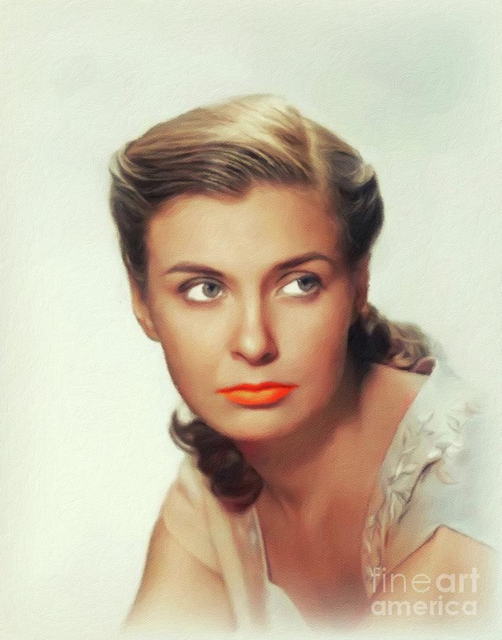 Joanne Woodward, Vintage Actress Painting by Esoterica Art Agency ...