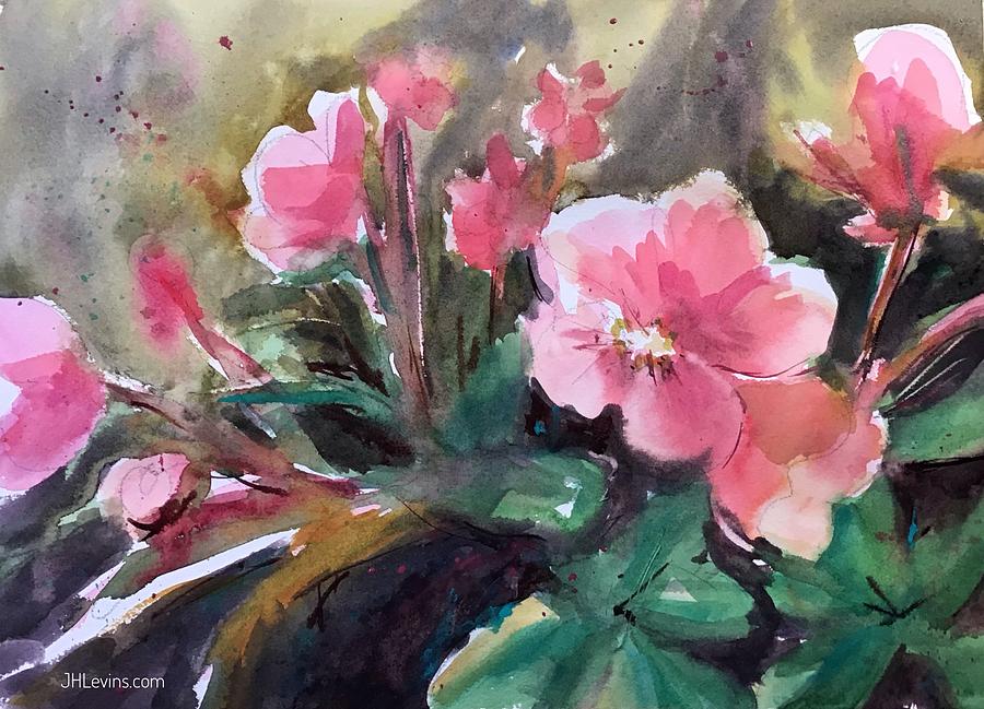 Joannes Flowers Painting by Judith Levins