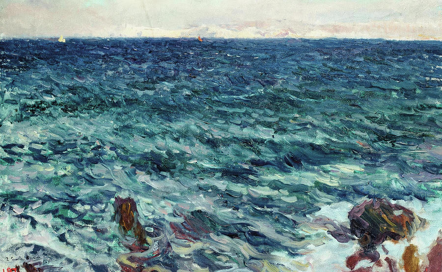 Joaquin Sorolla/ Sea of Javea, 1905. Painting by Joaquin Sorolla -1863-1923-