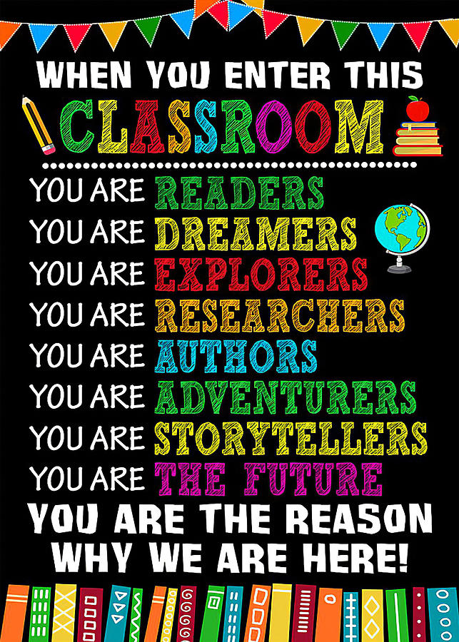 Jobs WHEN YOU ENTER THIS CLASSROOM POSTER Digital Art by Gambrel Temple | Fine Art America