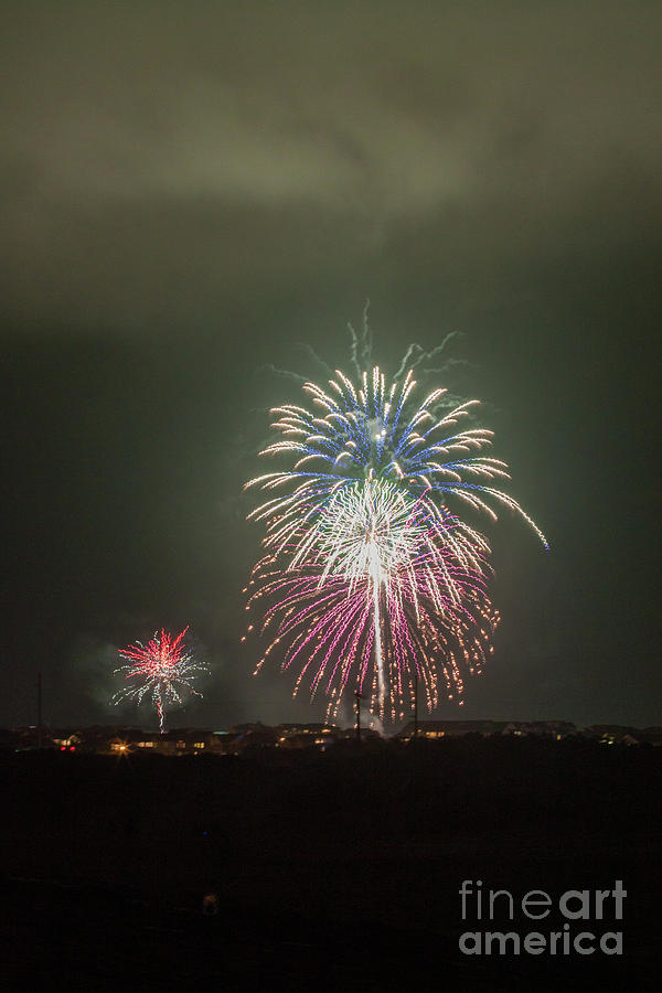 Jockeys Ridge Fireworks Photograph by Steven Loitsch Fine Art America