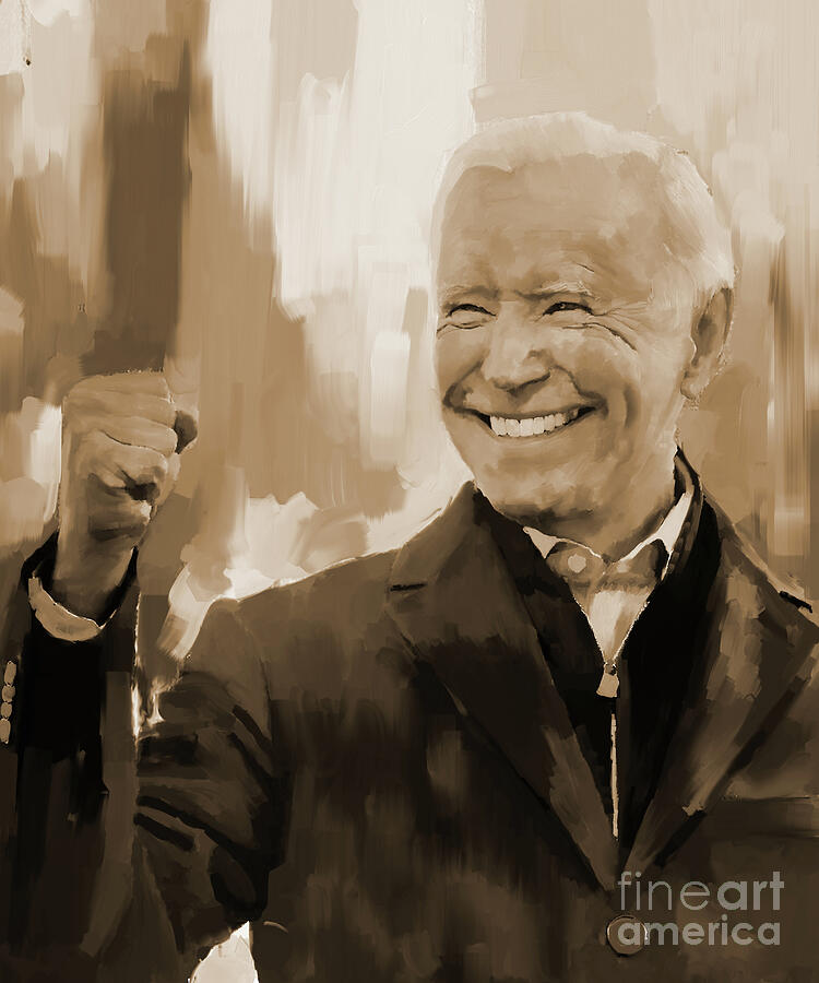 Joe American new president  Painting by Gull G