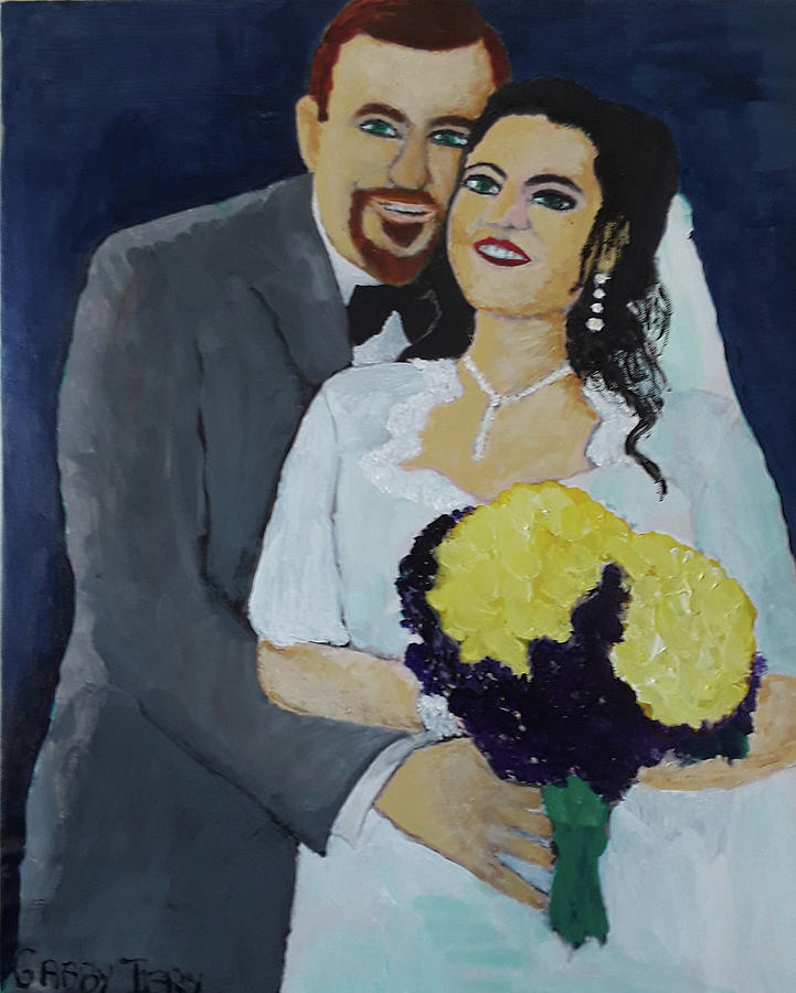 Joe and Marissa Painting by Gabby Tary