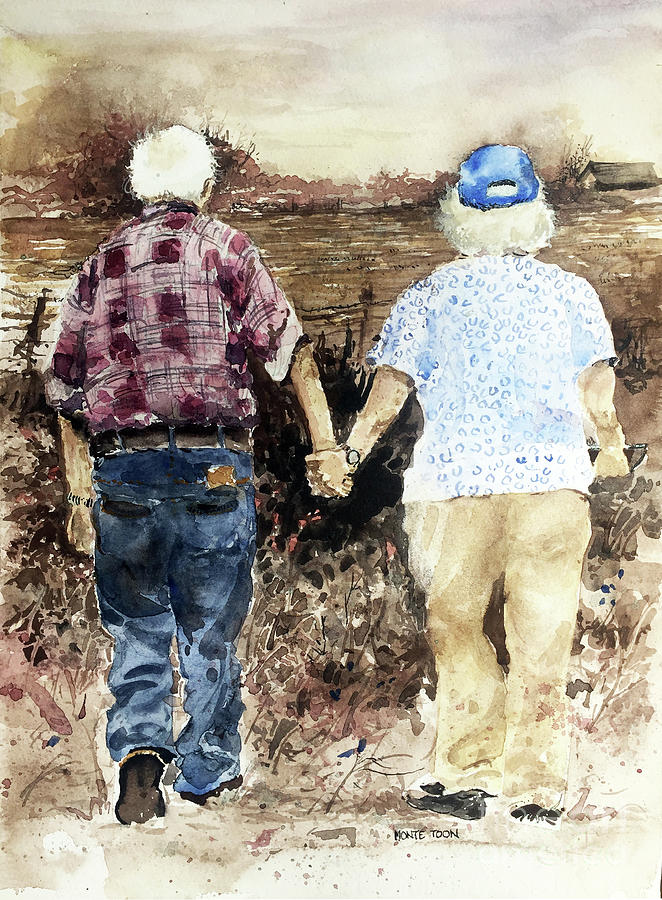 Joe And Vera May Painting by Monte Toon