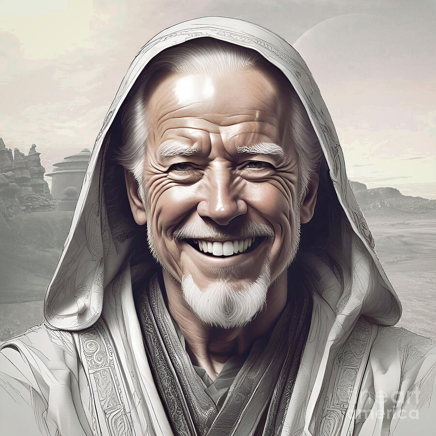Joe-B-Wan Kenobi Digital Art by Mark Miller Joe-B-Wan Kenobi Digital Art by Mark Miller