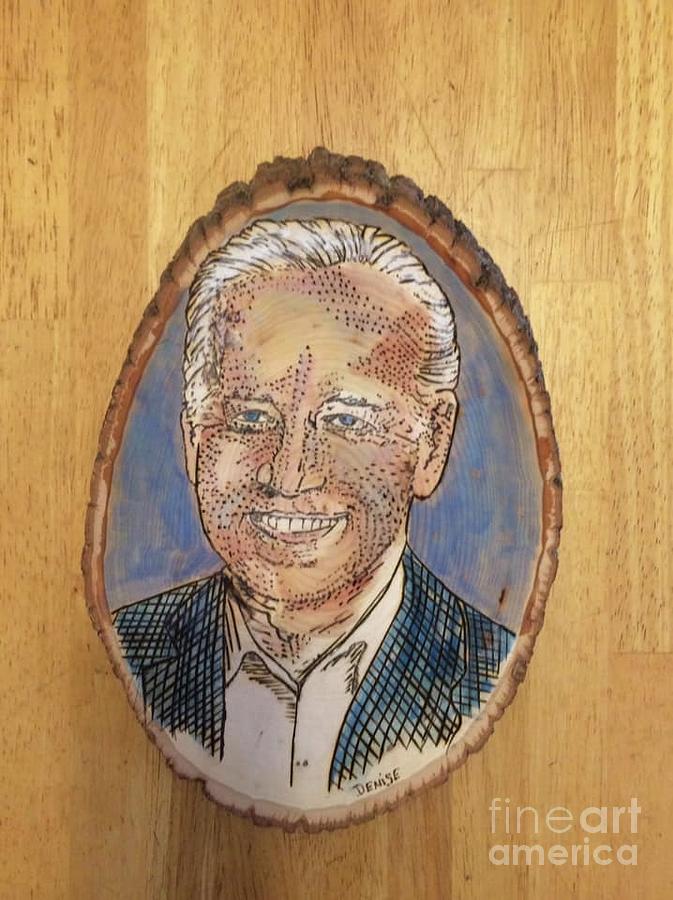 Joe Biden Painting by Denise Tomasura