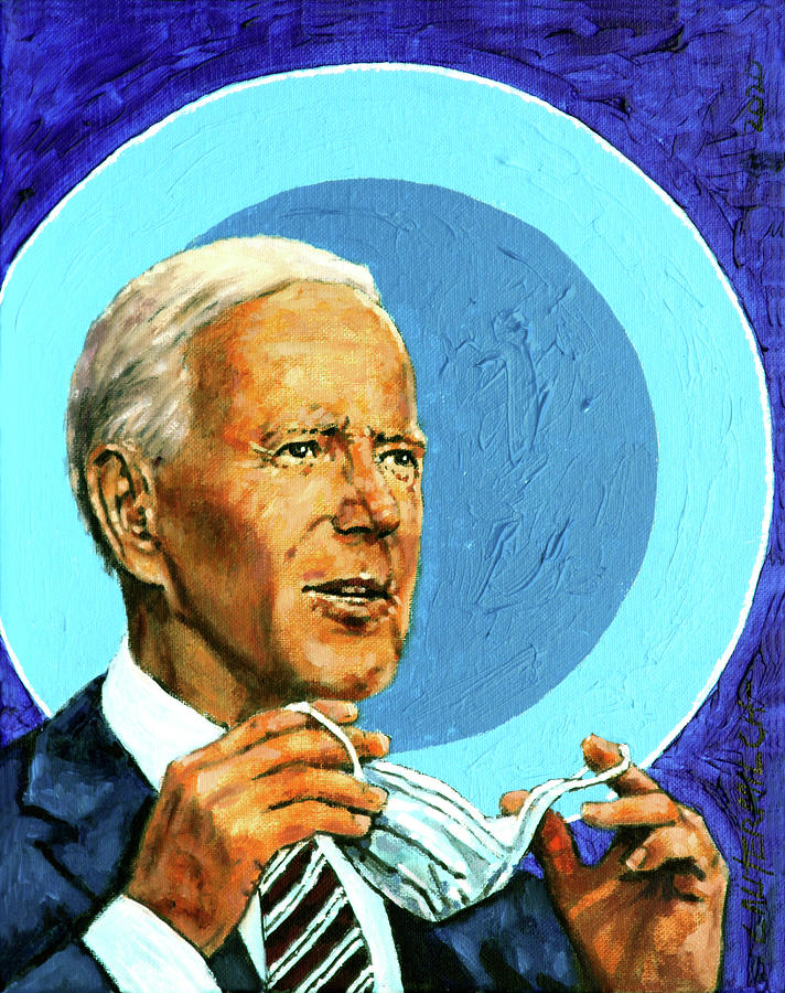 Joe Biden Painting by John Lautermilch