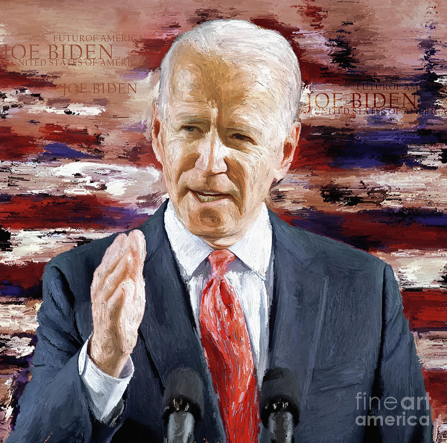 Joe Biden the President of USA Painting by Gull G