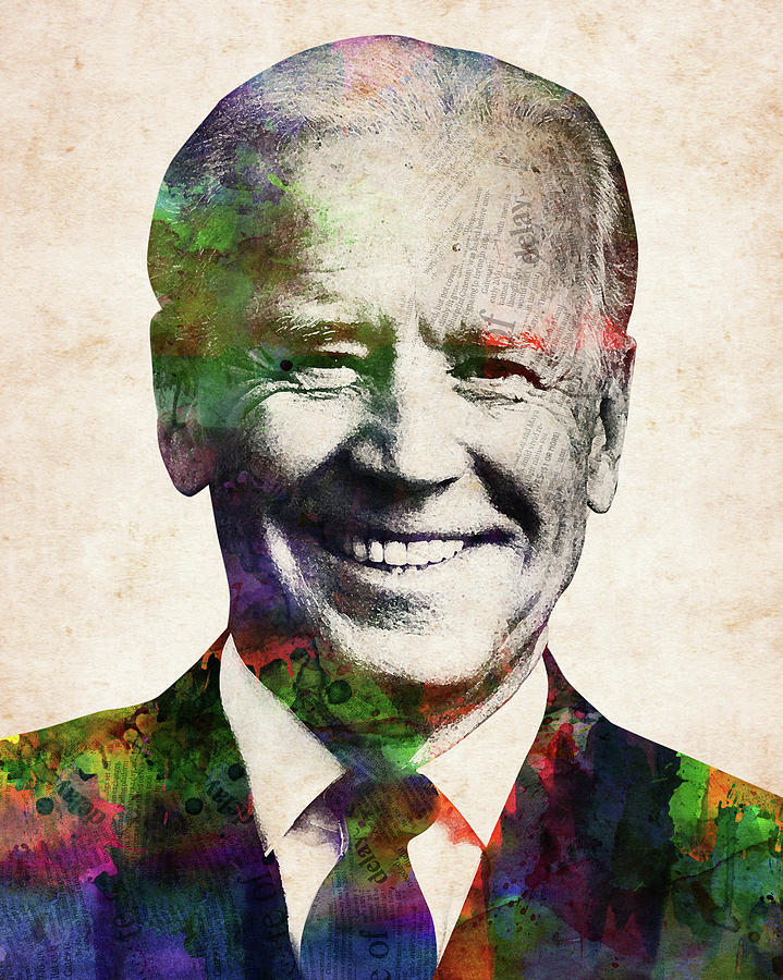 Joe Biden watercolor portrait Digital Art by Mihaela Pater | Fine Art ...