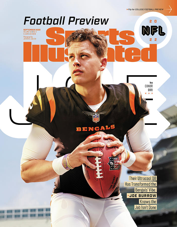 Joe Burrow 2022 NFL Football Preview Sports Illustrated Issue Cover Photograph by Sports Illustrated