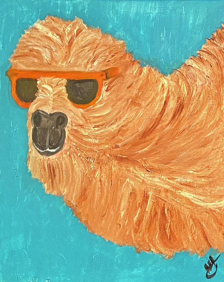 Joe Cool Camel Painting by Anita Hummel