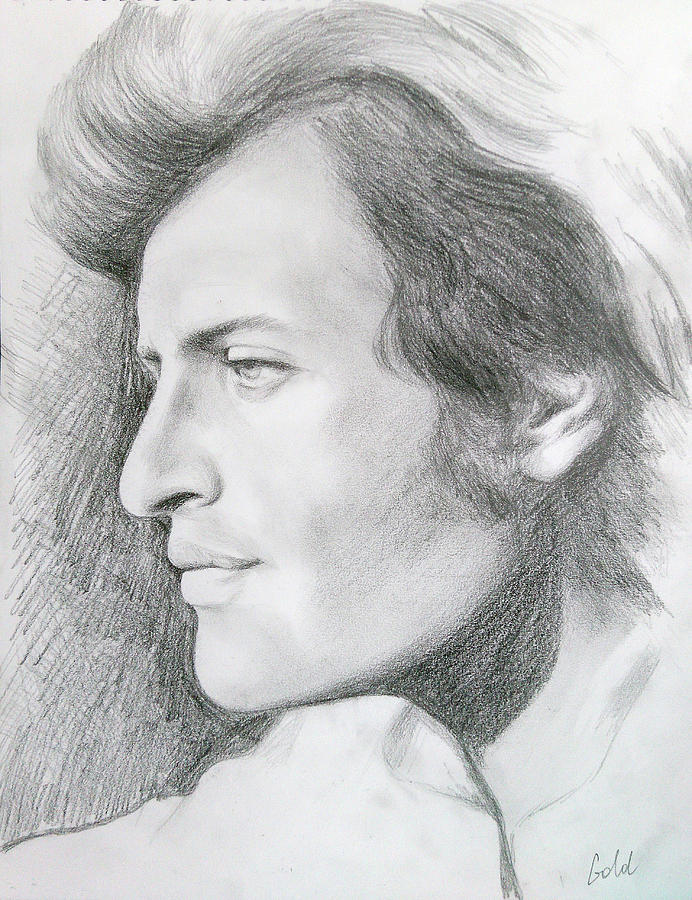 Joe Dassin Drawing by Tanya Goldstein | Pixels