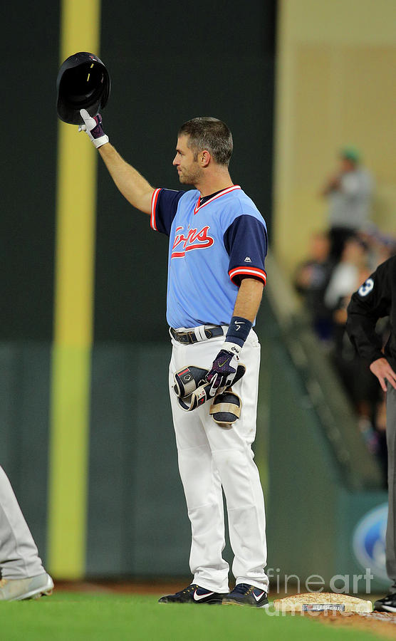Joe Mauer Photograph by Adam Bettcher Joe Mauer Photograph by Adam Bettcher