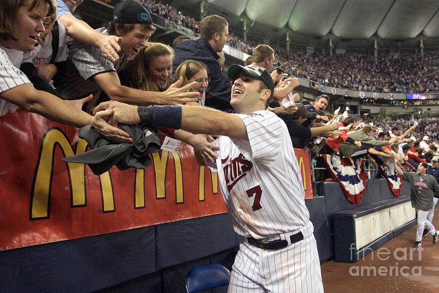 Joe Mauer Photograph by Jamie Squire Joe Mauer Photograph by Jamie Squire
