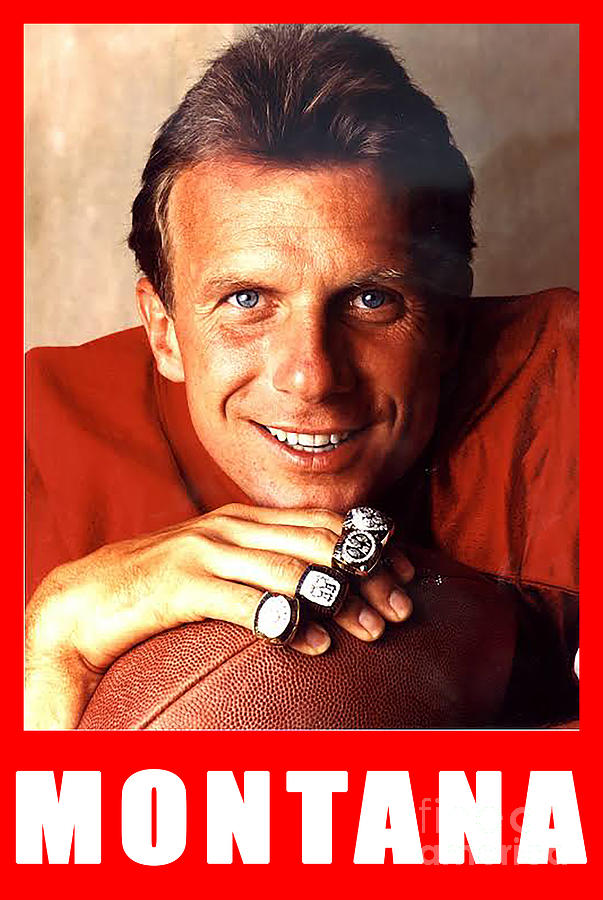 Joe Montana San Francisco 49ers QB by Bob Smerecki