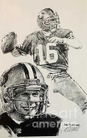 Joe Montana Original Artwork for Sale - Fine Art America