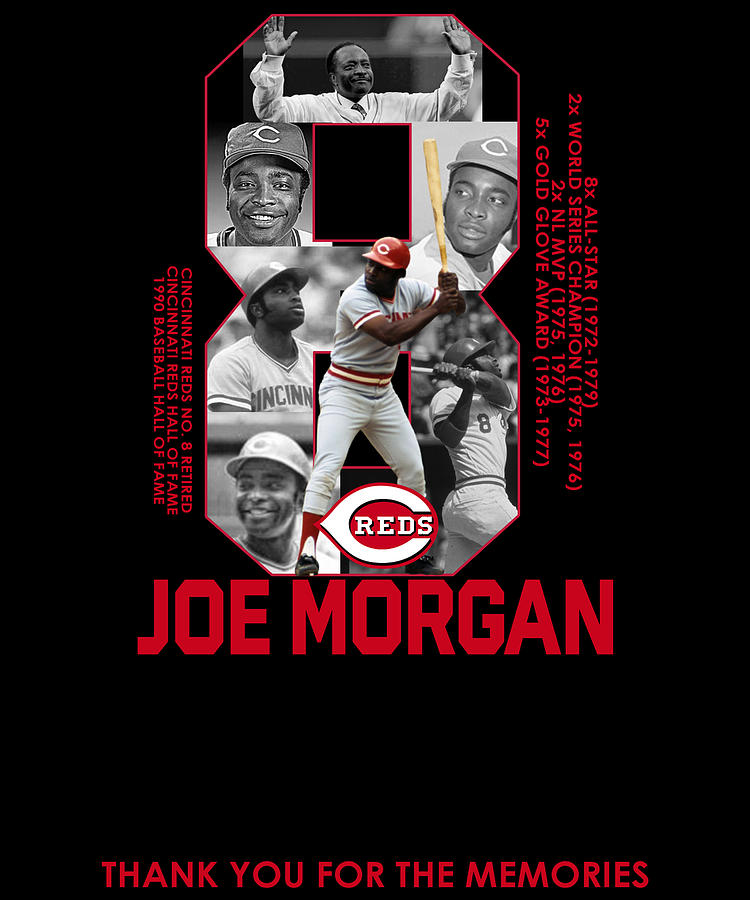 Official Joe Morgan Cincinnati Reds Jersey, Joe Morgan Shirts, Reds  Apparel, Joe Morgan Gear