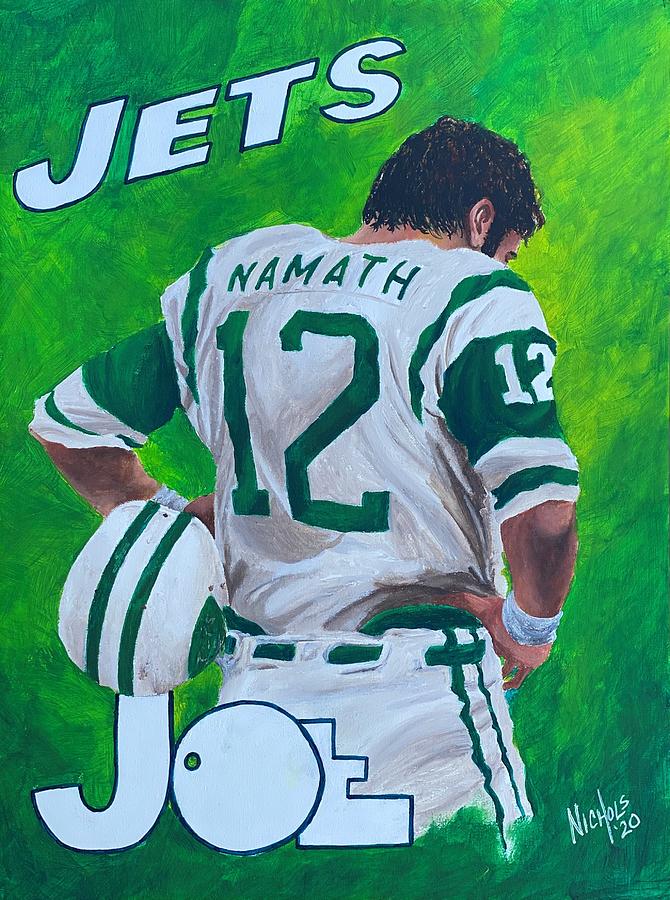 Joe Namath Painting by Paul Nichols