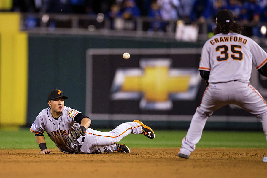 Joe Panik and Brandon Crawford Photograph by Brad Mangin Joe Panik and Brandon Crawford Photograph by Brad Mangin