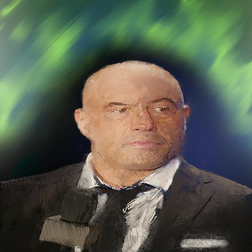 Joe Rogan Digital Art By Dale B - Pixels