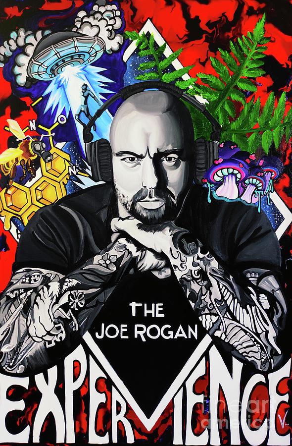 Joe Rogan Experience Painting by Victoria Glaittli Pixels