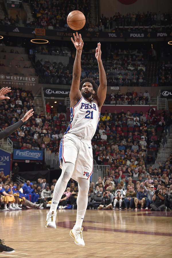 Joel Embiid Photograph by David Liam Kyle