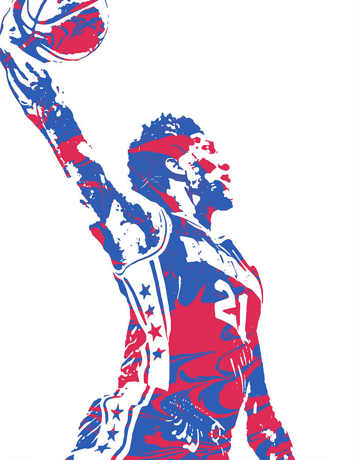 Joel Embiid Stars Player Philadelphia 76ers Print 3D Aloha Hawaiian Shirt -  Freedomdesign
