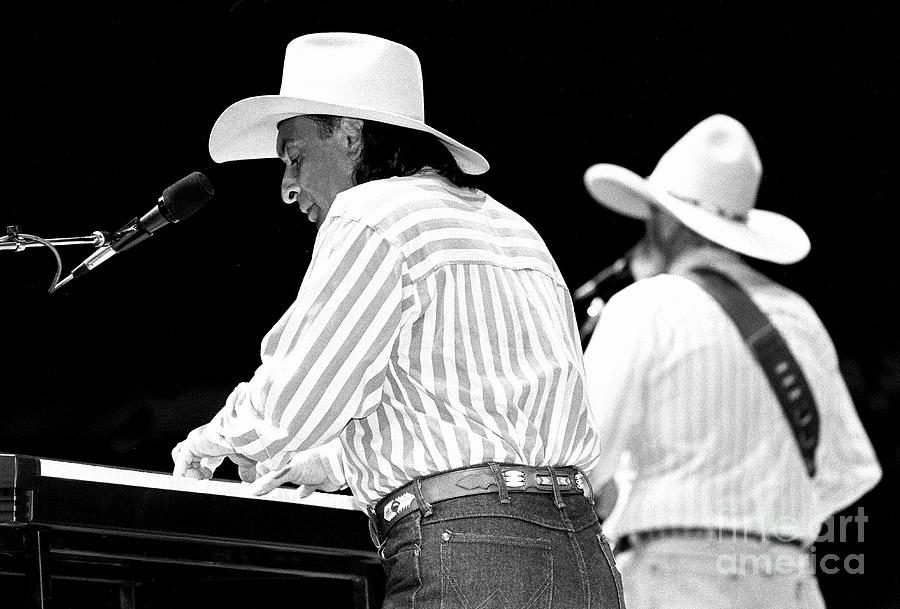 Charlie Daniels Photograph - Joel Taz DiGregorio and Charlie Daniels by Concert Photos
