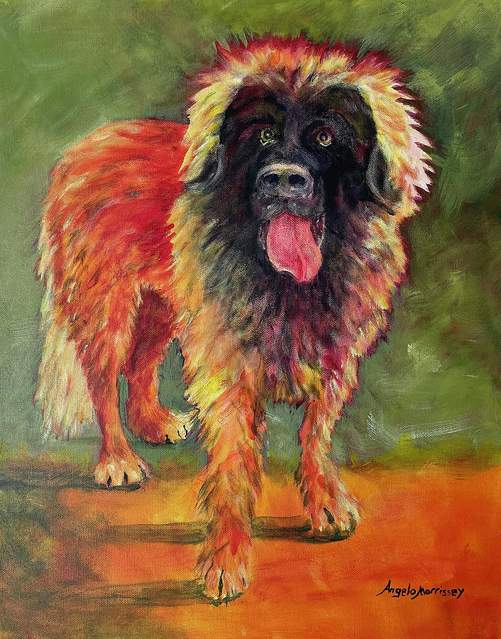 Leonberger Painting - Joey by Angelo Morrissey